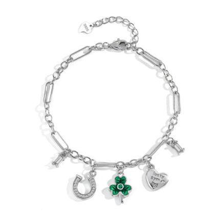 Lucky Charm Silver Bracelet